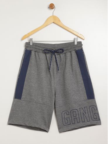 Bermuda Gangster Plus Size Masculina MESCLA ESCURO