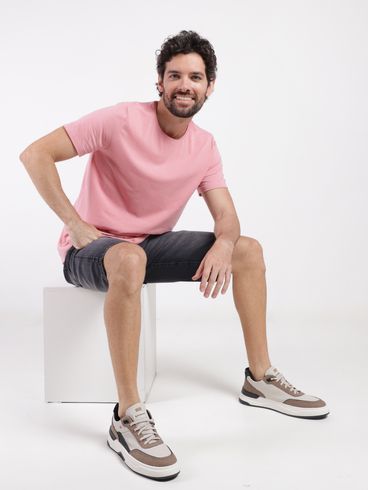 Bermuda Jeans Masculina PRETO