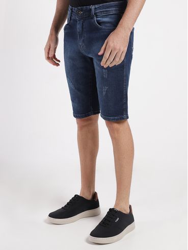 Bermuda Jeans Masculina AZUL