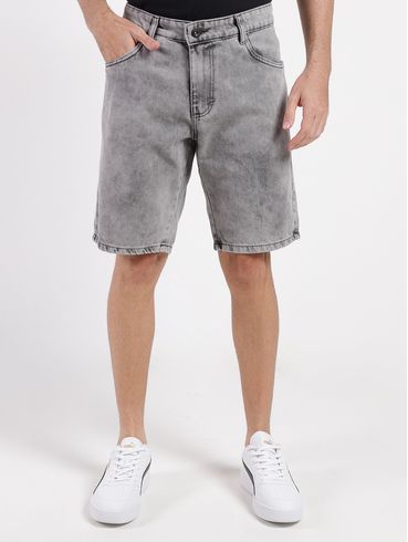 Bermuda Jeans Masculina PRETO