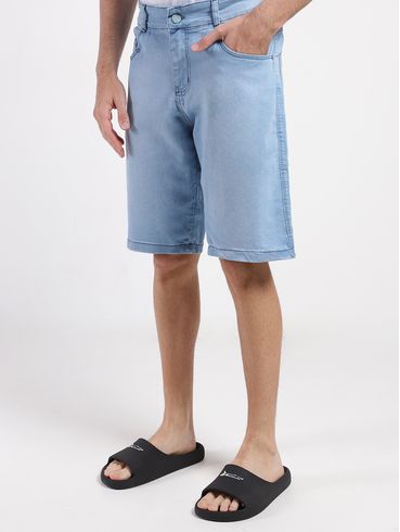 Bermuda Jeans Masculina AZUL