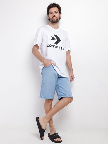Bermuda Jeans Masculina AZUL