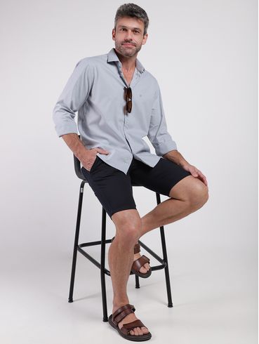Bermuda Sarja Masculina MARINHO