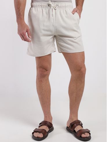 Bermuda De Linho Masculina AREIA