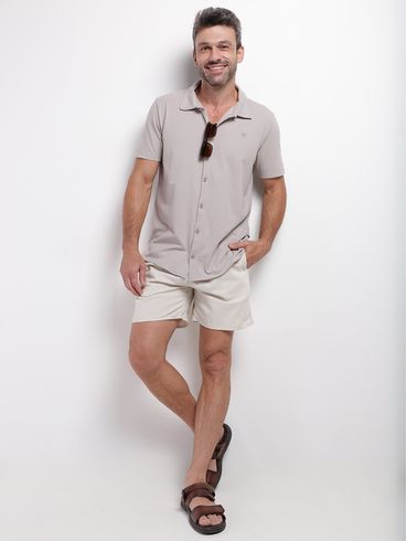 Bermuda De Linho Masculina AREIA