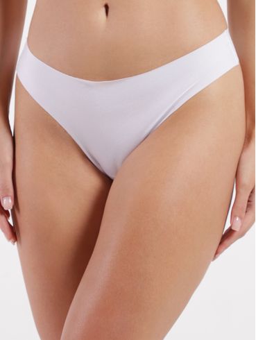 Calcinha Tanga  Sem Costura Fio Dental Feminina BRANCO