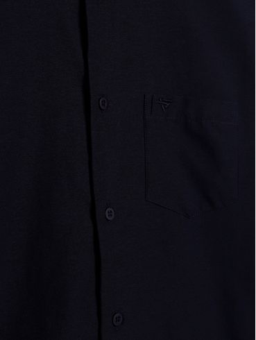 Camisa Manga Longa Plus Size Masculina MARINHO