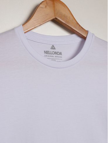 Camiseta Manga Longa Juvenil Para Menino - BRANCO