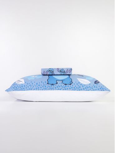 Jogo De Lençol Solteiro Stitch Blue Joy Disney AZUL