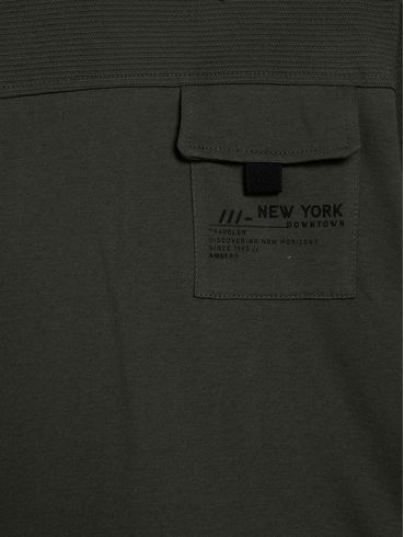 Camiseta Manga Longa Infantil Para Menino - VERDE