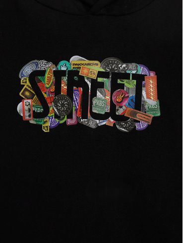 Camiseta Manga Longa Infantil Para Menino - PRETO