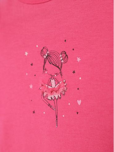 Blusa Manga Longa Flik Infantil Para Menina - ROSA
