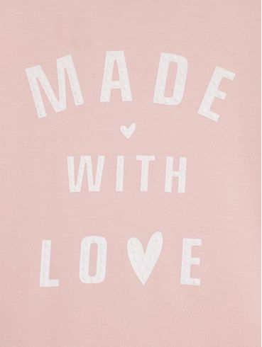 Blusa Manga Longa Infantil Para Menina - ROSA