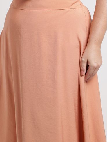 Saia Alfaiataria Midi Plus Size Feminina COBRE
