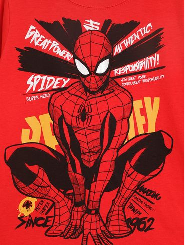 Camiseta Homem Aranha Infantil Para Menino - VERMELHO