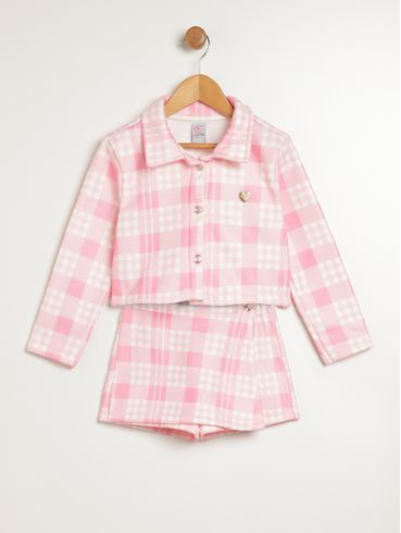 Conjunto Xadrez Infantil Para Menina - ROSA