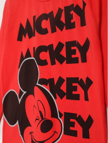 Camiseta Manga Longa Infantil Para Menino - VERMELHO