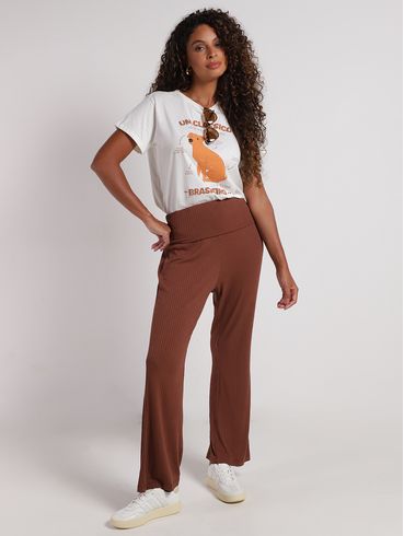 Blusa Vira-lata Caramelo Autentique Feminina BEGE