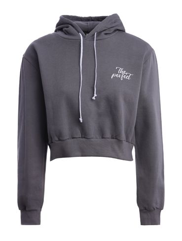 Moletom Cropped Com Capuz Feminino CINZA