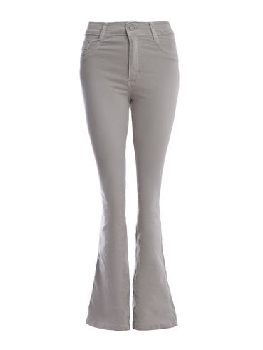 Calça Sarja Boot Cut Sawary Feminina CINZA CLARO