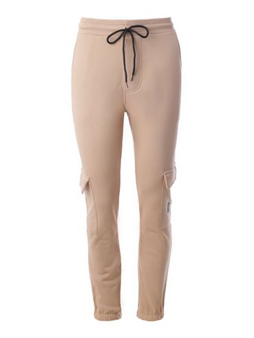 Calça  Moletom Cargo Masculina BEGE