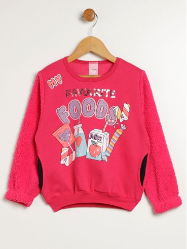 Moletom Infantil Para Menina - PINK