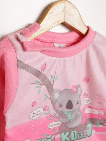 Conjunto Longo Infantil Para Bebê - ROSA