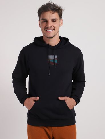 Moletom com Capuz Masculino PRETO