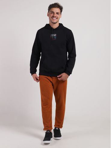 Moletom com Capuz Masculino PRETO