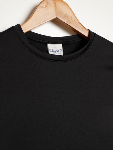 Blusa Térmica Juvenil Para Menina - PRETO