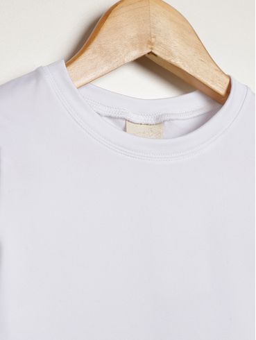 Blusa Térmica Infantil Para Menina BRANCO