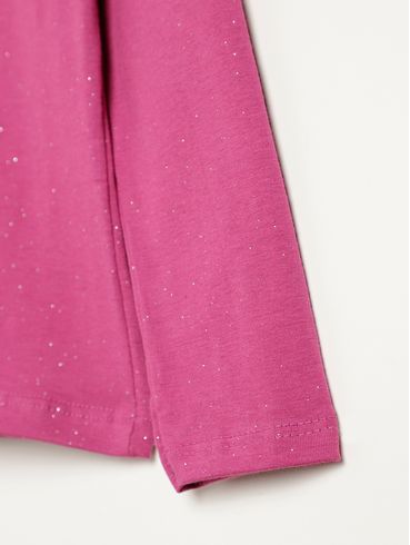 Blusa Manga Longa Infantil Para Menina - PINK