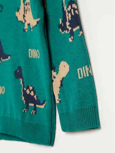 Blusão Tricot Infantil Para Menino - VERDE