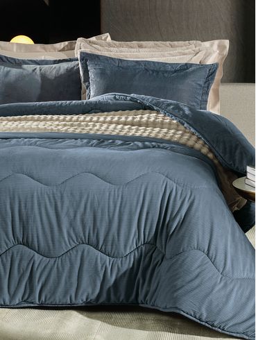 Edredom Queen Size Blend Sense Boss Altenburg AZUL