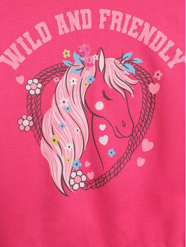Moletom Kid + Infantil Para Menina - ROSA