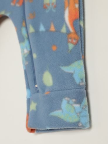 Macacão Soft Estapmado Infantil Para Bebê - MARINHO