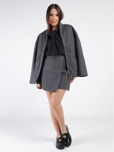 Saia Mini Eagle Rock Feminina PRETO