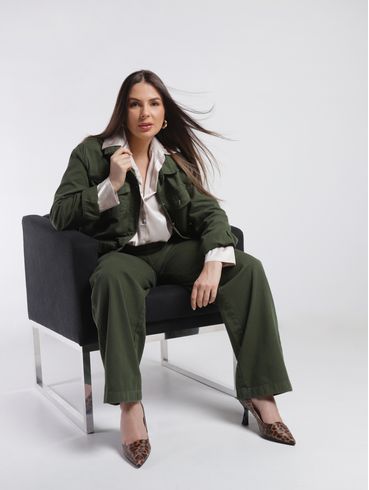 Jaqueta Sarja Autentique Feminina VERDE