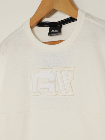 Camiseta Manga Longa Infantil Para Menino - OFF WHITE