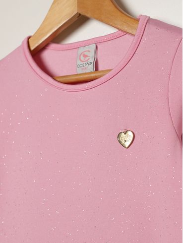 Blusa Manga Longa Térmica Infantil Para Menina - ROSA
