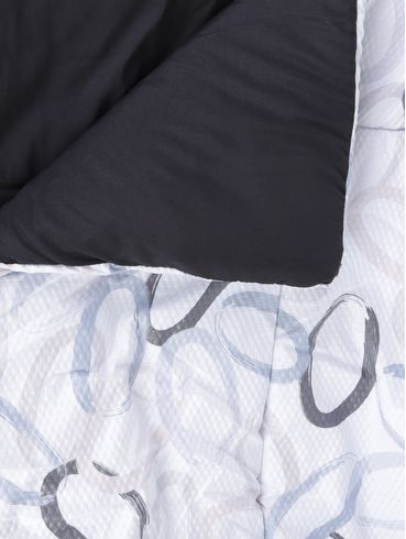 Edredom Queen Size Toque Acetinado PRETO