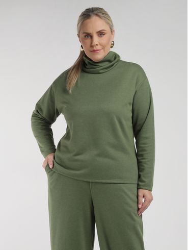 Conjunto Tricot Autentique Plus Size Feminino VERDE