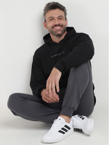 Moletom com Capuz Vels Masculino PRETO
