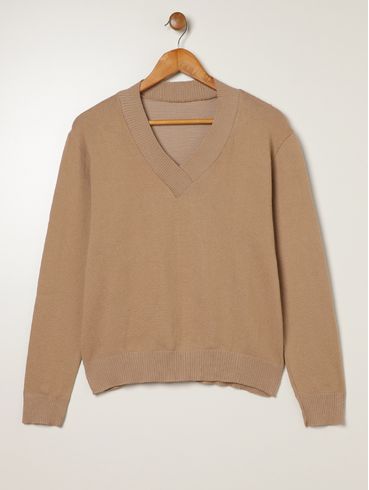 Suéter Plus Size Feminino BEGE