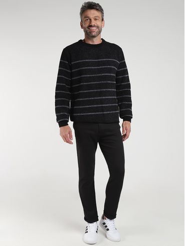 Blusão Tricot Elétron Masculino PRETO