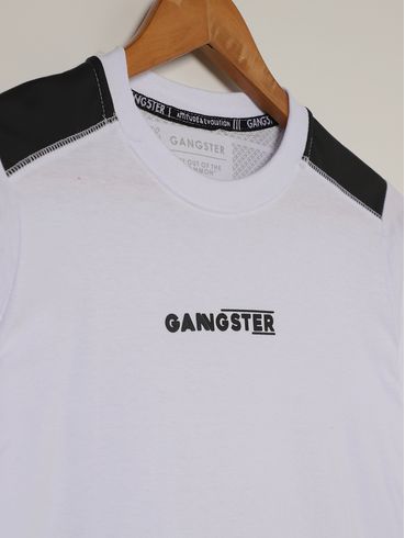 Camiseta Manga Longa Juvenil Para Menino - BRANCO