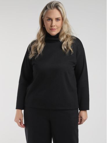 Conjunto Pantalona Autentique Plus Size Feminina PRETO
