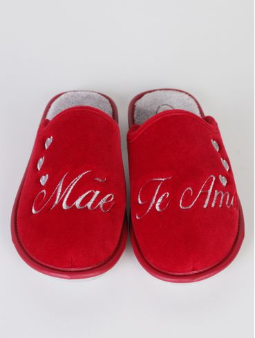 Pantufa Feminina VERMELHO
