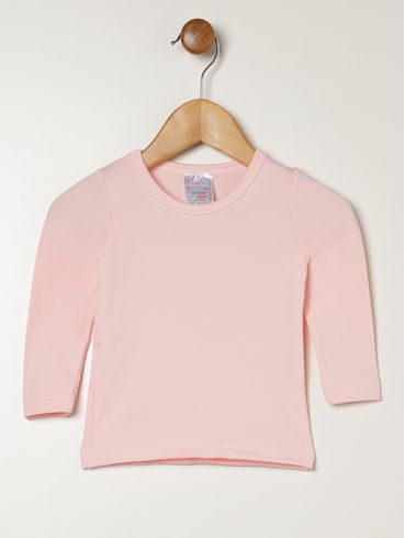 Camiseta Térmica Infantil Para Bebê - ROSA