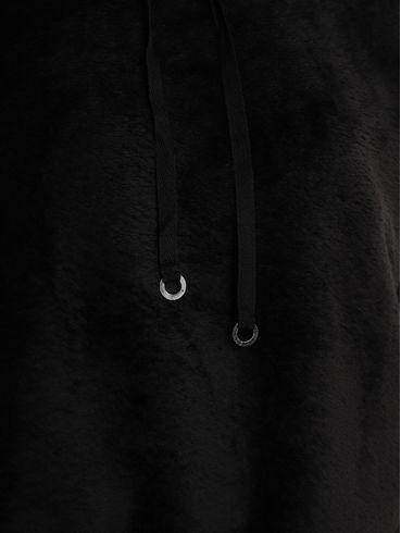 Blusão Com Capuz Feminino PRETO